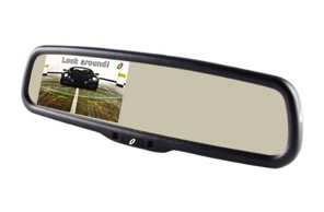 Автомобильный монитор-салонное зеркало Gazer MM701 - фото