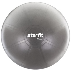 Мяч гимнастический STARFIT, черный, антивзрыв, 75 см GB-107-75-BK - фото