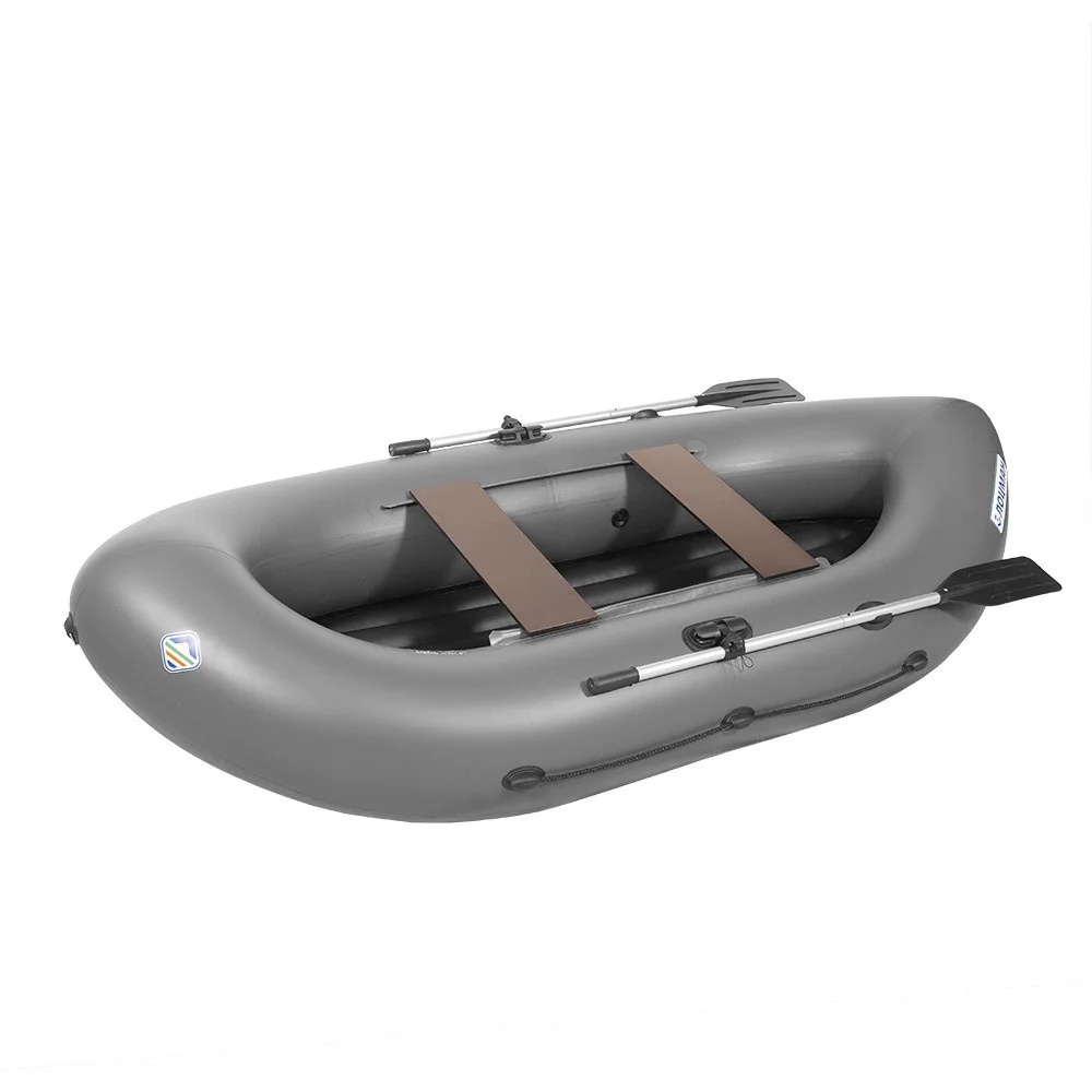 Лодка гребная Лоцман Турист 300 ВНД (серый) - фото