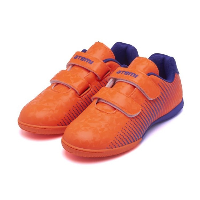Бутсы зальные Atemi SBA-006 INDOOR KIDS, оранжевый/фиолетовый (34, 35) - фото