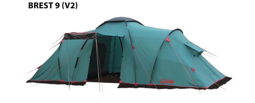 Палатка кемпинговая Tramp Brest 9 V2 - фото