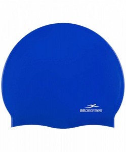 Шапочка для плавания 25DEGREES Nuance, синий (силикон) - фото