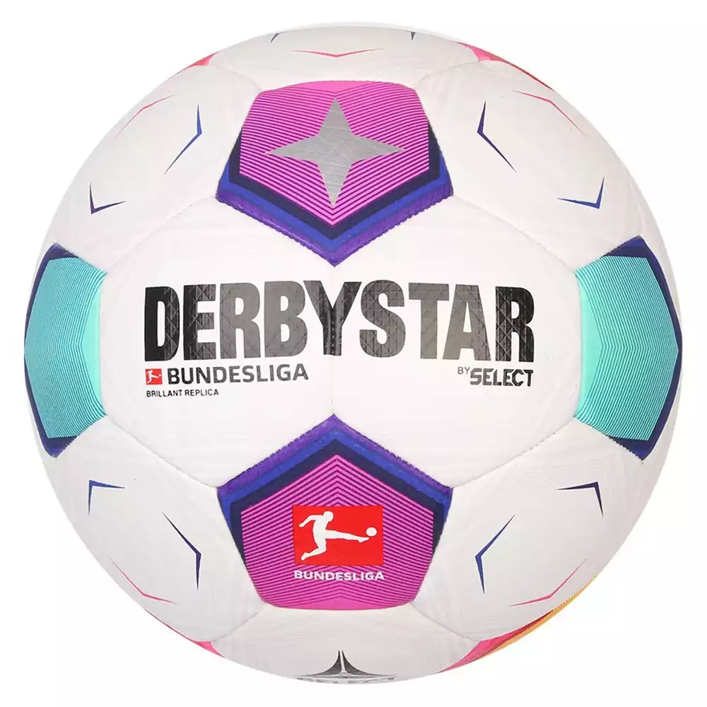 Футбольный мяч 5 Derbystar Bundesliga 23-24 Brilliant Replica - фото