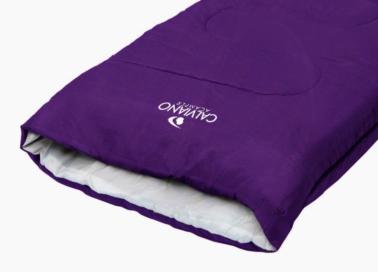 Спальный мешок ACAMPER BRUNI 300г/м2 purple - фото2