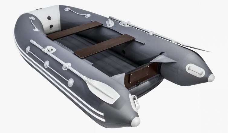 Надувная лодка Таймень LX 3200 НДНД графит светло-серый - фото