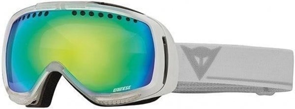 Маска горнолыжная Dainese Vision Air Goggles, white/ml green - фото