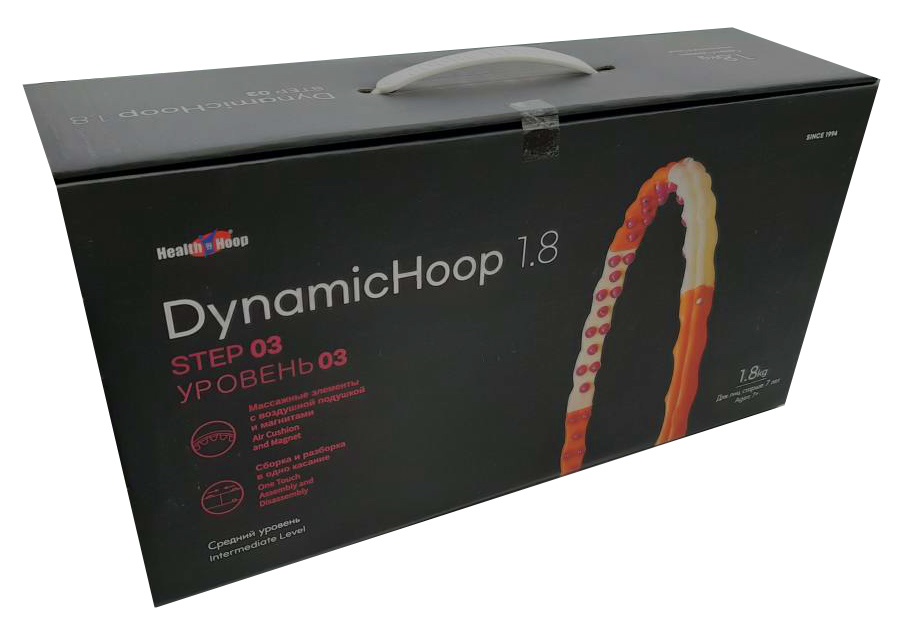 Массажный обруч Health Hoop Hula Hoop (Хула Хуп) 1,8 кг DynamicHoop Ю.Корея - фото5