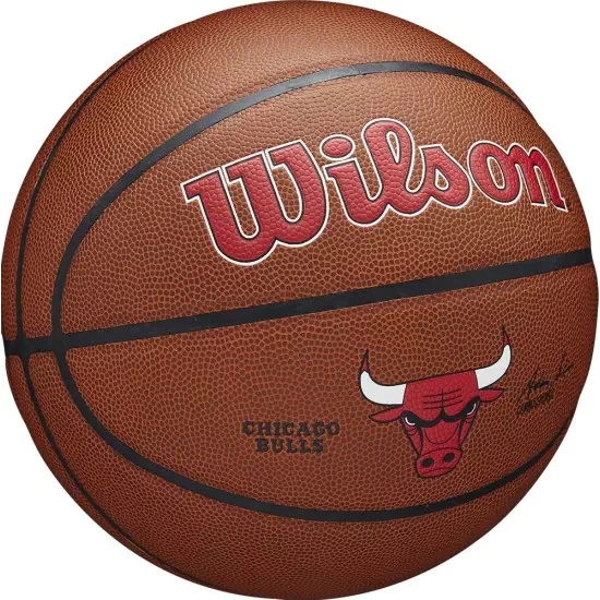 Мяч баскетбольный 7 WILSON NBA Team Alliance Chicago Bulls - фото2