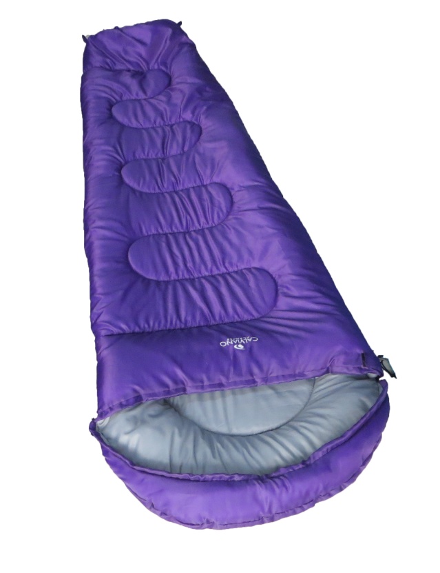 Спальный мешок ACAMPER BERGEN 300г/м2 purple-grey - фото