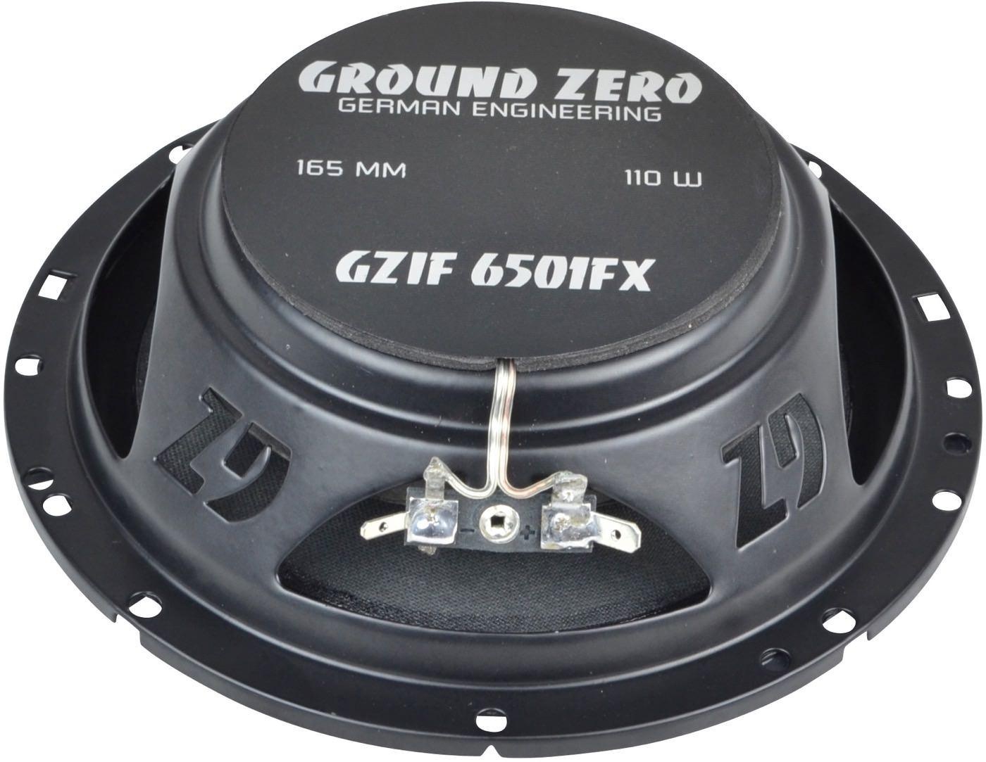 Автомобильная 2х полосная коаксиальная акустическая система Ground Zero GZIF 6501FX  - фото2
