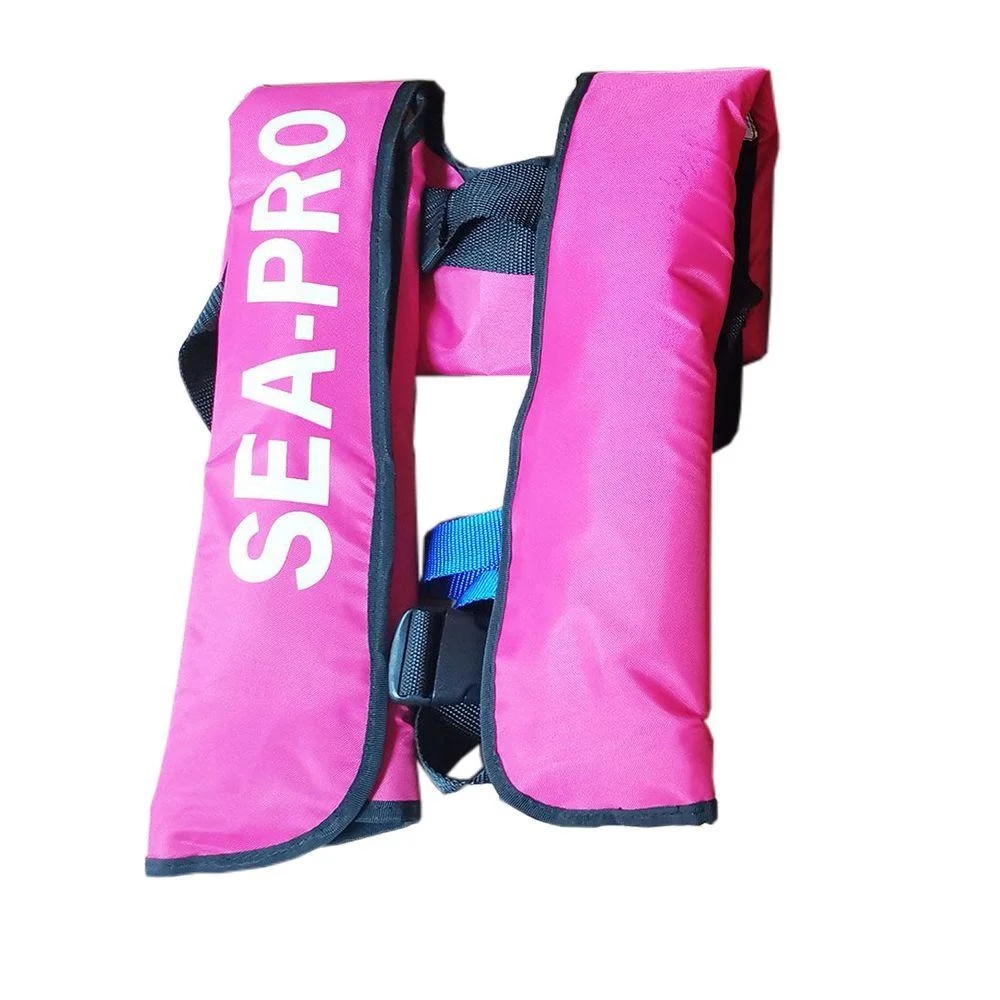 Автоматический надувной спасательный жилет Sea-Pro (розовый) - фото