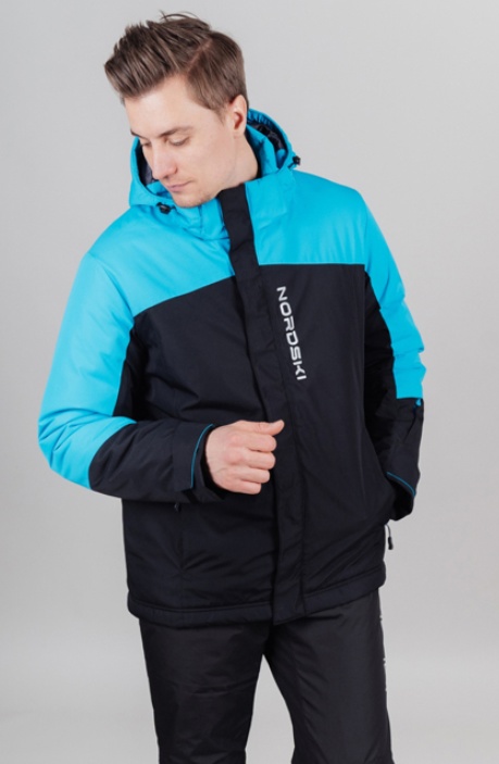 Куртка спортивная утеплённая Nordski Mount Blue/Black (синий/чёрный) (NSM4341700) S, M, L, XL - фото