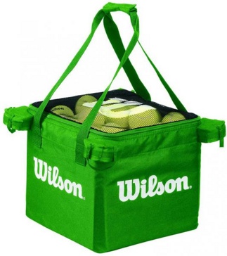 Сумка для мячей Wilson Teaching Cart (зеленая) на 150 теннисных мячей WRZ541200 - фото