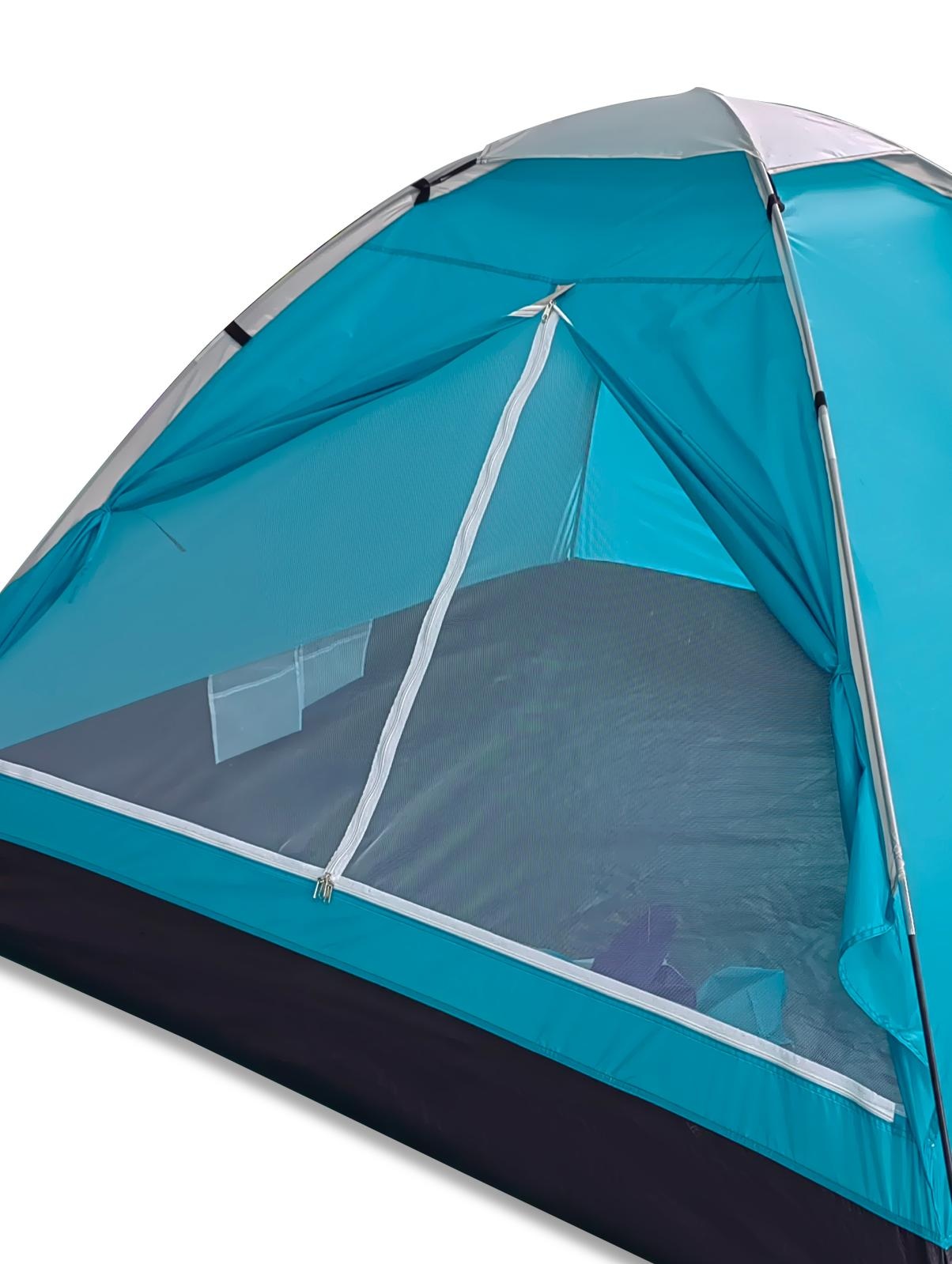 Палатка ACAMPER Domepack 4-х местная 2500 мм turquoise - фото3