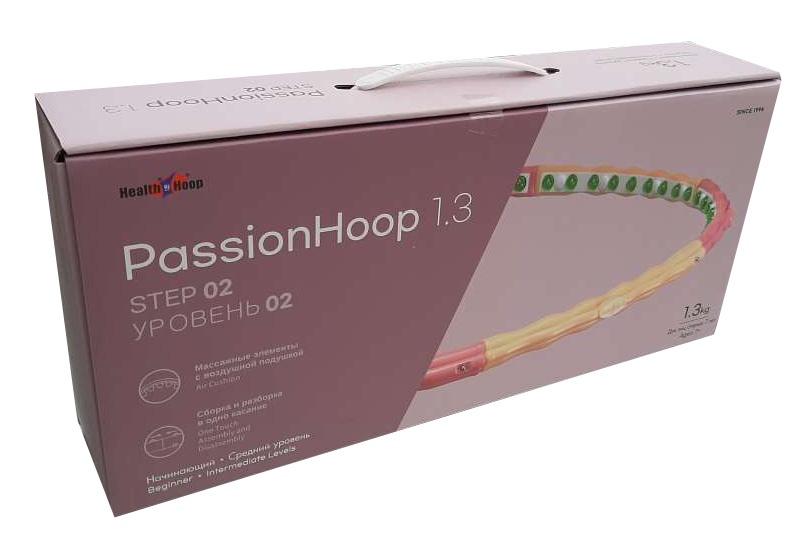 Массажный обруч Health Hoop Hula Hoop (Хула Хуп) Passion Hoop PHP24000 (1,3 кг) - фото3