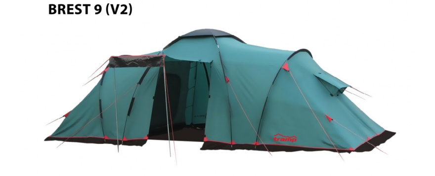 Палатка кемпинговая Tramp Brest 9 V2 - фото