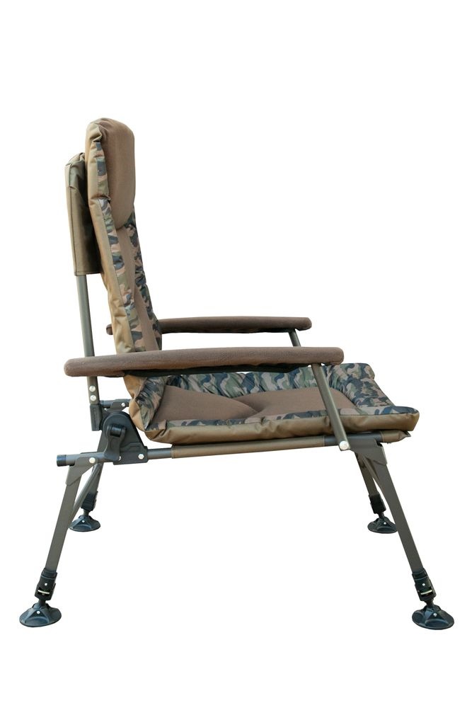 Кресло карповое, фидерное, складное, туристическое, для рыбалки Tramp Royal Camo TRF-071 - фото4