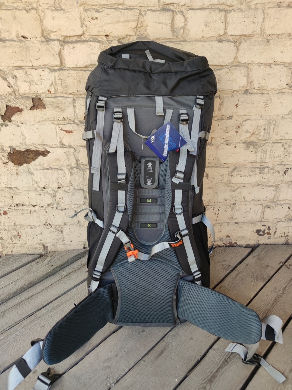 Рюкзак туристический Tramp Thor 90+10 л (черный) - фото3