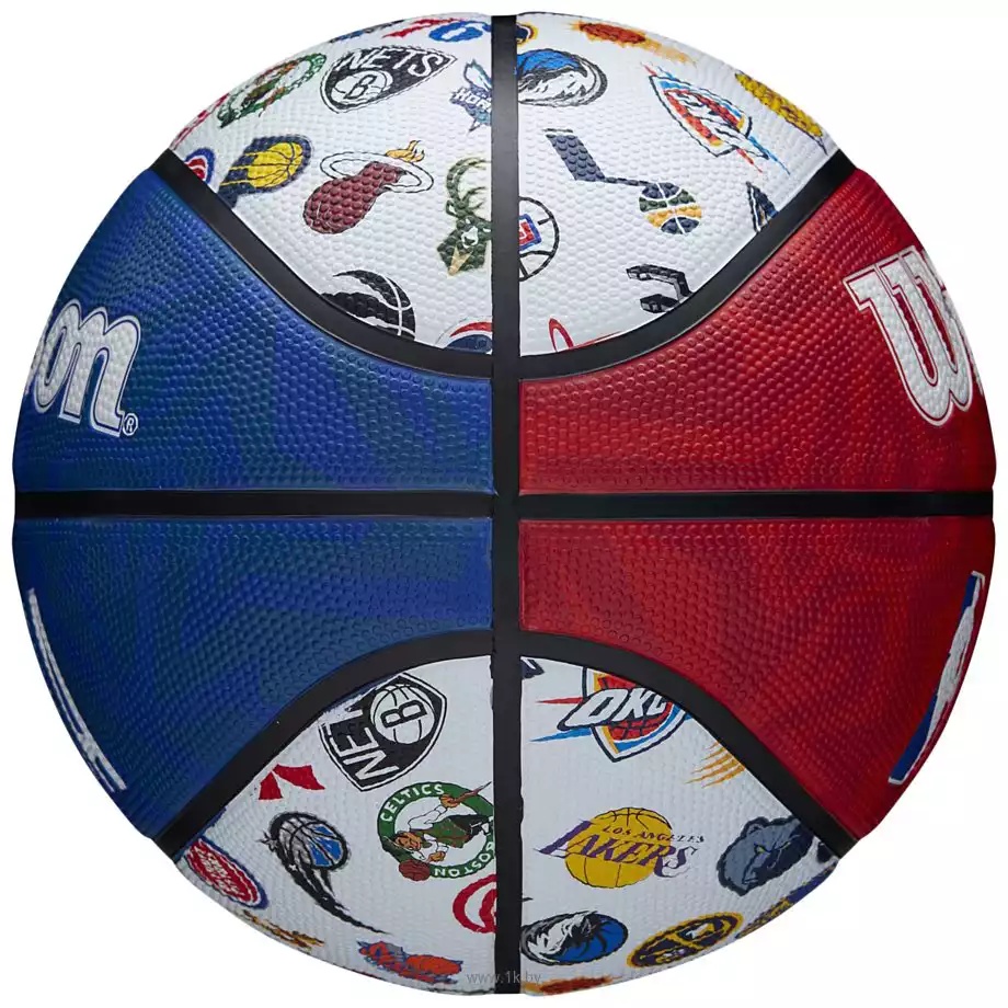 Мяч баскетбольный 7 WILSON NBA All Team Rubber - фото4