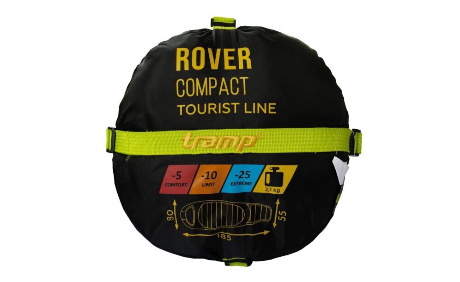 Спальный мешок кокон Tramp Rover Compact 185*80*55 см (-25°C) - фото4