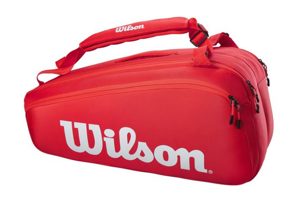 Чехол-сумка для ракеток Wilson Super Tour 9 Pack (красный) WR8010501001 - фото