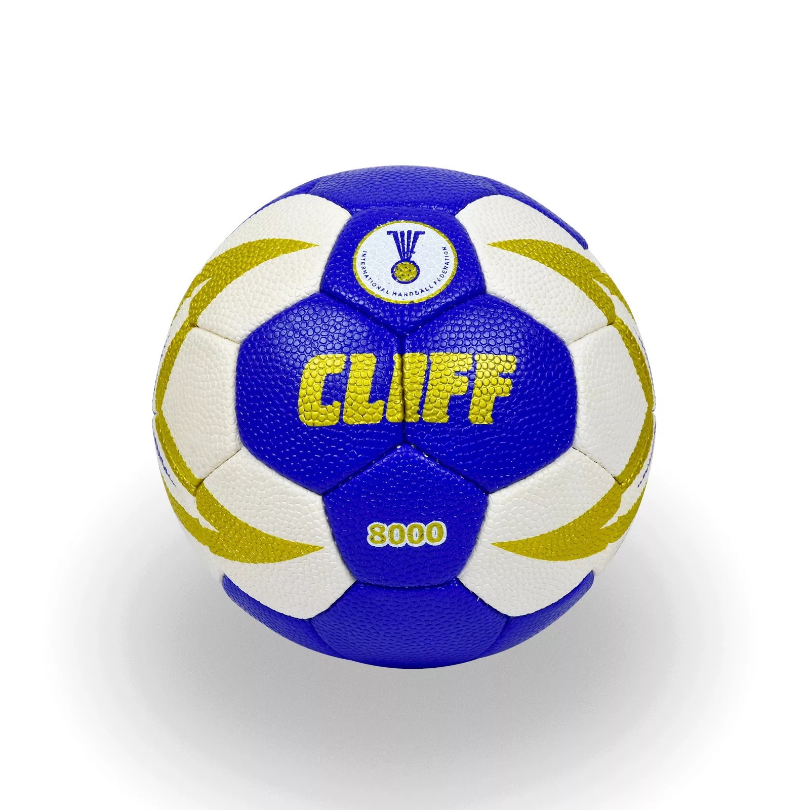 Мяч гандбольный CLIFF N2 (бело-синий) CF-1183 - фото