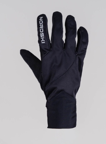 Перчатки лыжные Nordski Pro Black (чёрные) NSU327100 (XS, S, M, L) - фото2