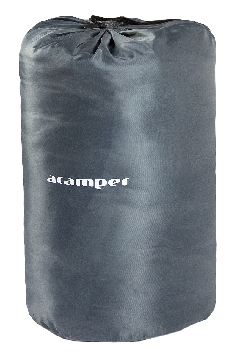 Спальный мешок ACAMPER BERGEN 300г/м2 (gray-orange) - фото4
