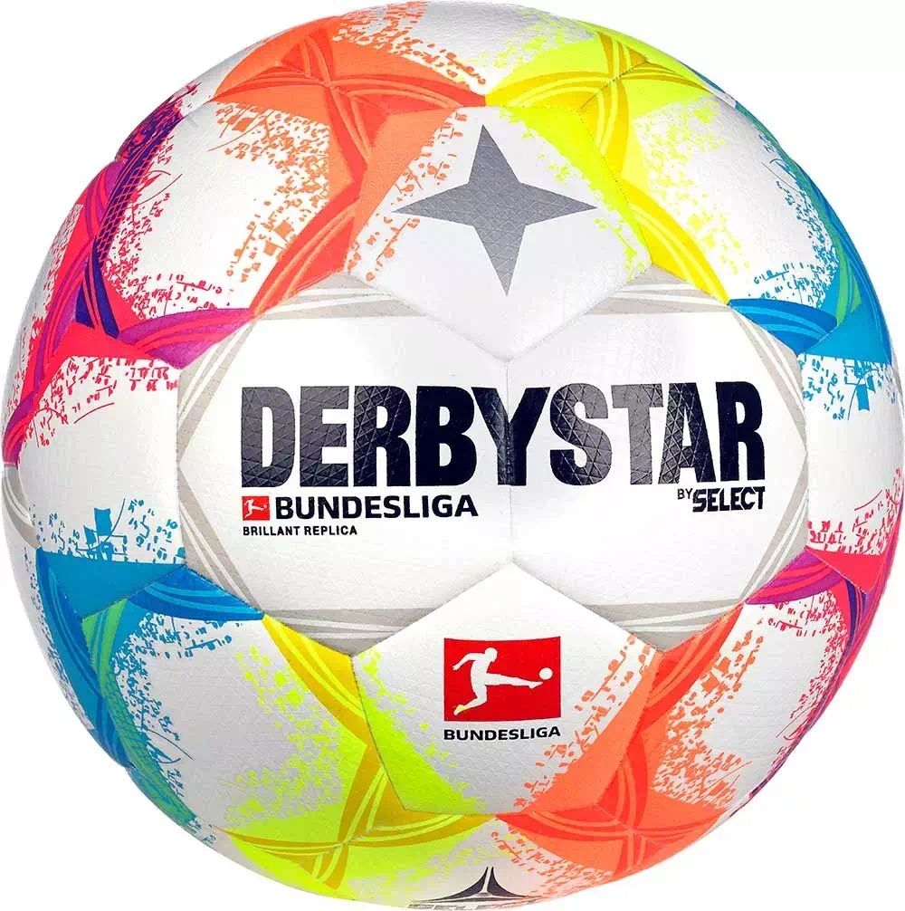 Футбольный мяч 5 Derbystar Bundesliga 22-23 Brilliant Replica - фото