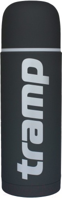 Термос Tramp Soft Touch 0,75 л ( серый ) - фото