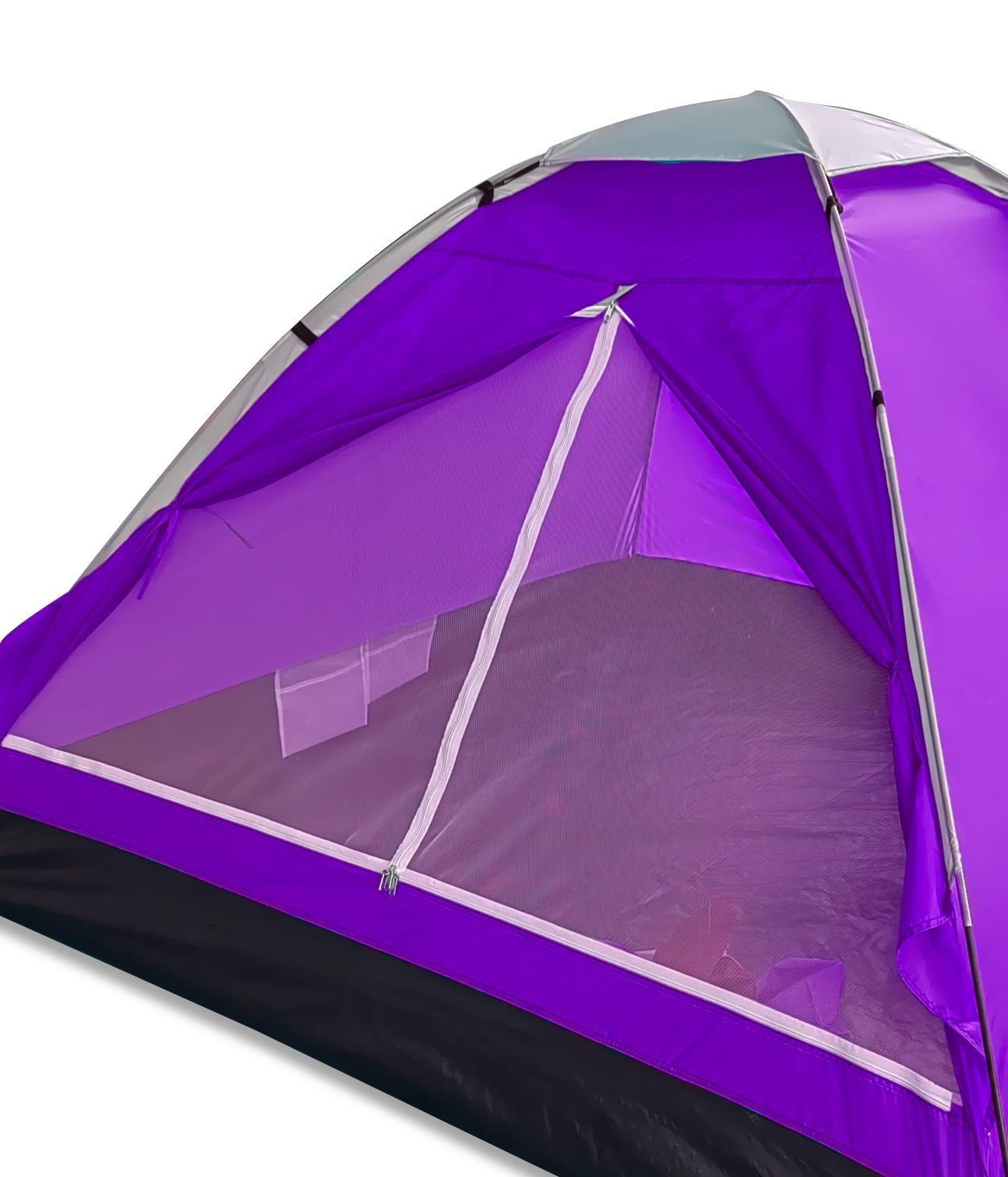Палатка ACAMPER Domepack 2-х местная 2500 мм purple - фото4
