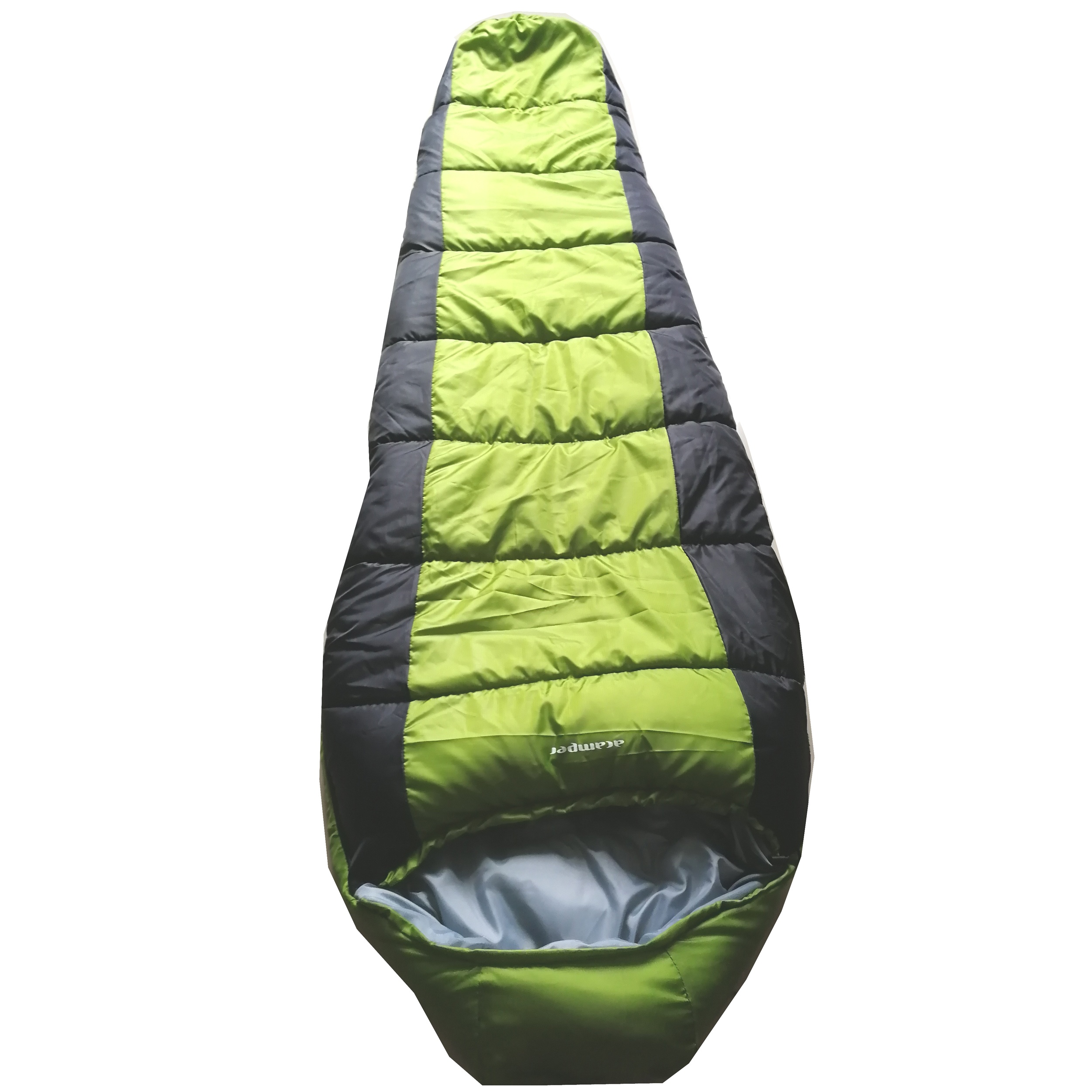 Спальный мешок ACAMPER NORDLYS 2*200г/м2 (black-green) - фото2