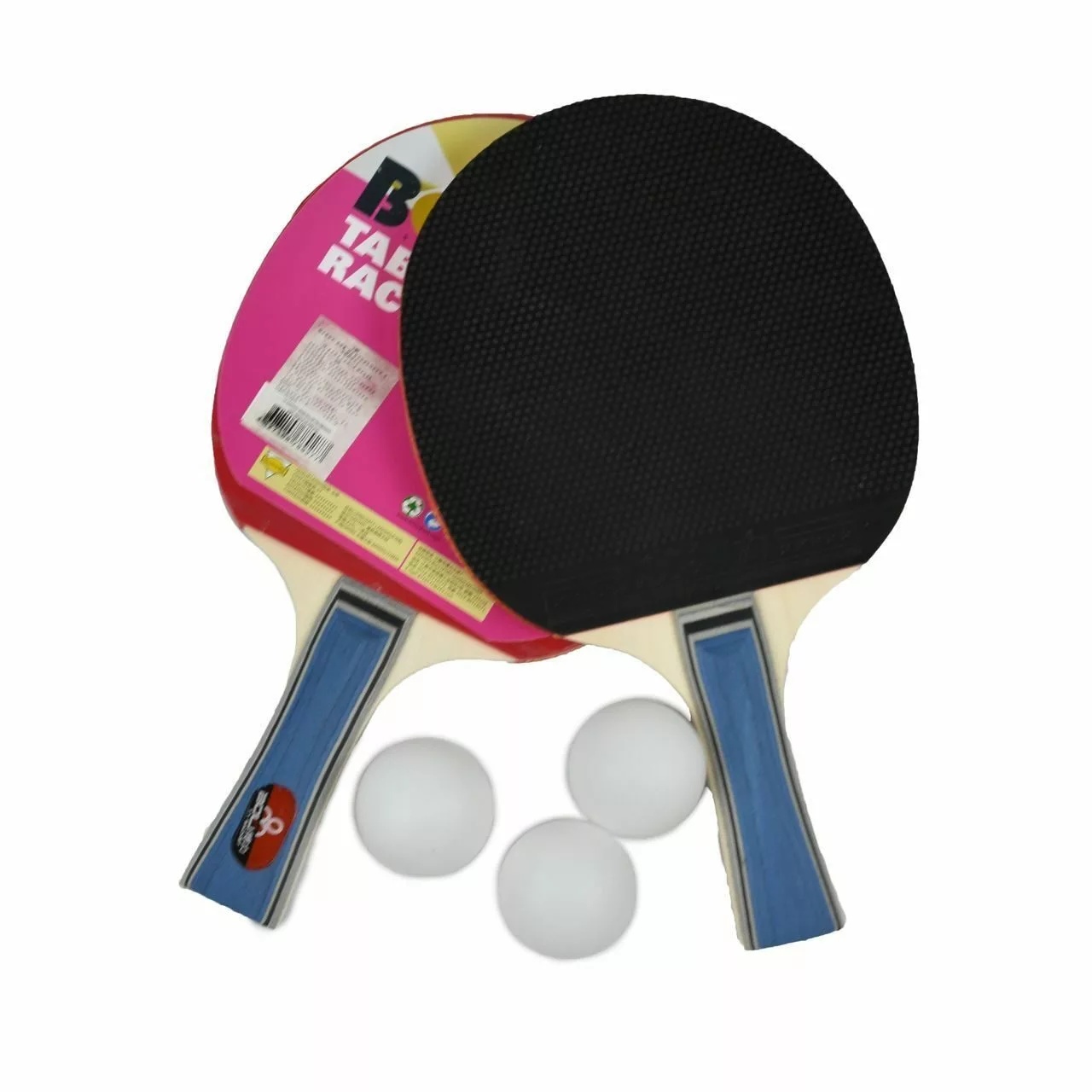 Набор для настольного тенниса BOLY Sports (2 ракетки, 3 шарика), в чехле, 905 - фото
