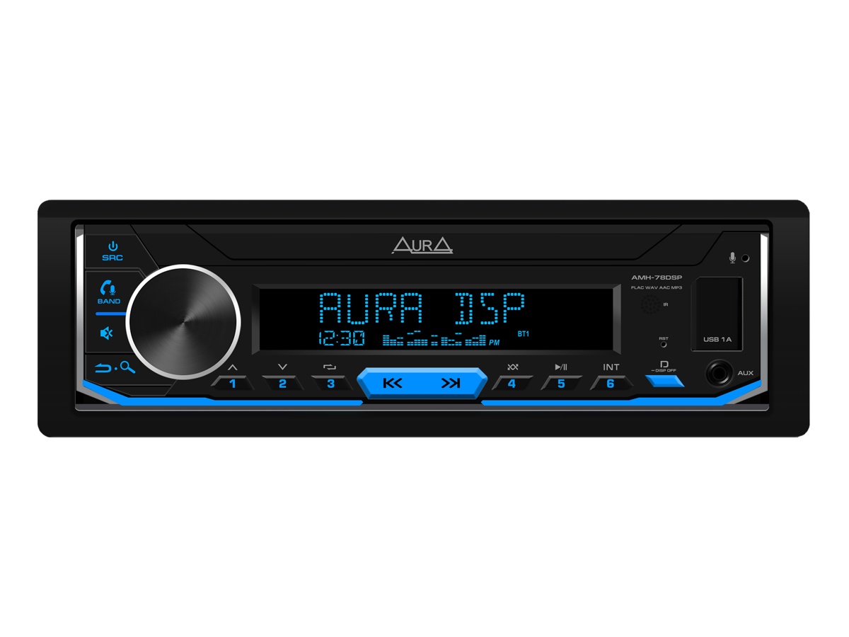 Автомобильный USB/Bluetooth ресивер AURA AMH-78DSP - фото2