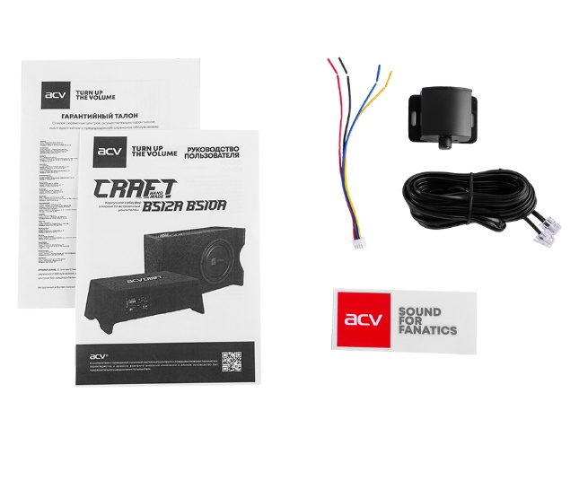 Сабвуфер автомобильный ACV BS10A CRAFT - фото6