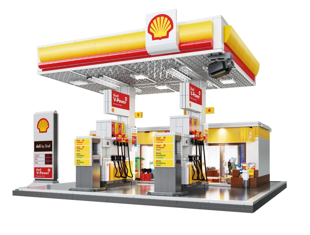 Конструктор CaDa заправка Shell Retail Station C66026W - фото