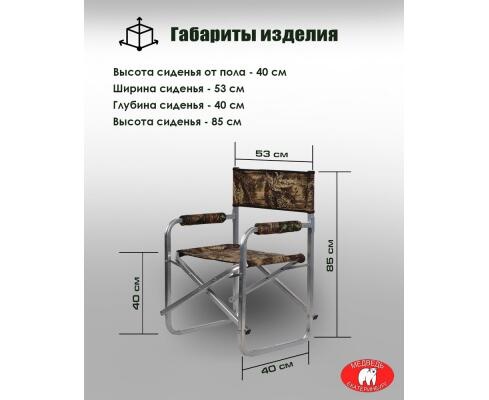 Кресло-книжка (стул директоский) Медведь - фото4
