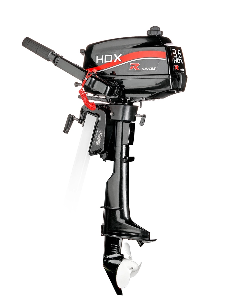 Лодочный двухтактный мотор HDX T 3.6 СBMS R-Series - фото