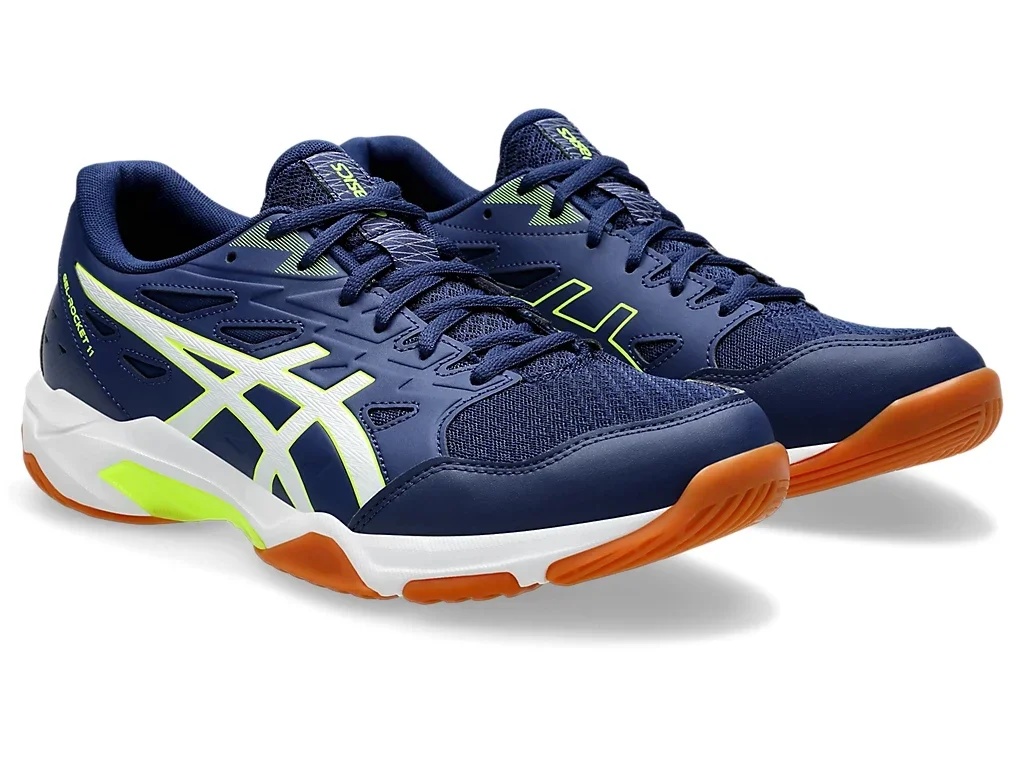 Волейбольные кроссовки мужские Asics Gel-Rocket 11, 1071A091.403 (синие) - фото