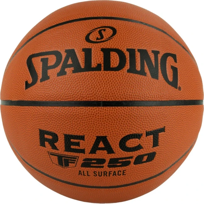 Мяч баскетбольный 5-го размера Spalding React TF-250 - фото