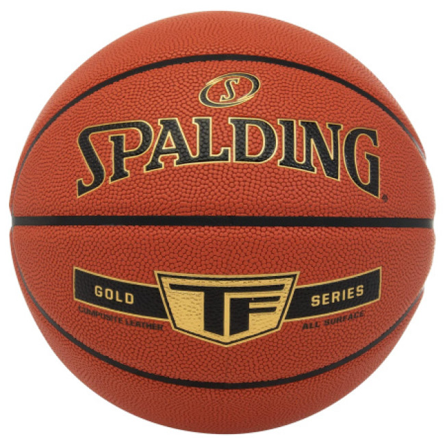 Мяч баскетбольный 7-го размера Spalding TF Gold series  - фото