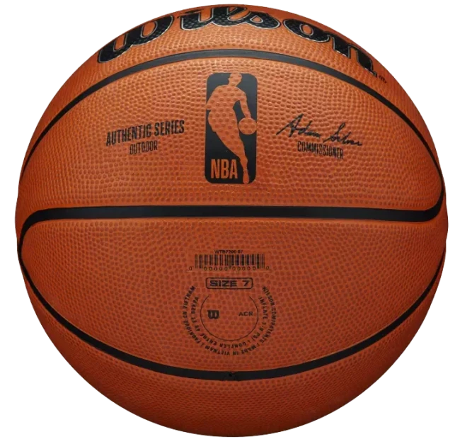 Мяч баскетбольный 7 WILSON NBA Authentic Outdoor - фото3