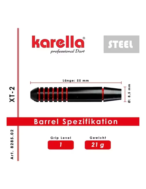 Дротики для дартса Karella XT2-Serie 21 gr. Латунь.  - фото5