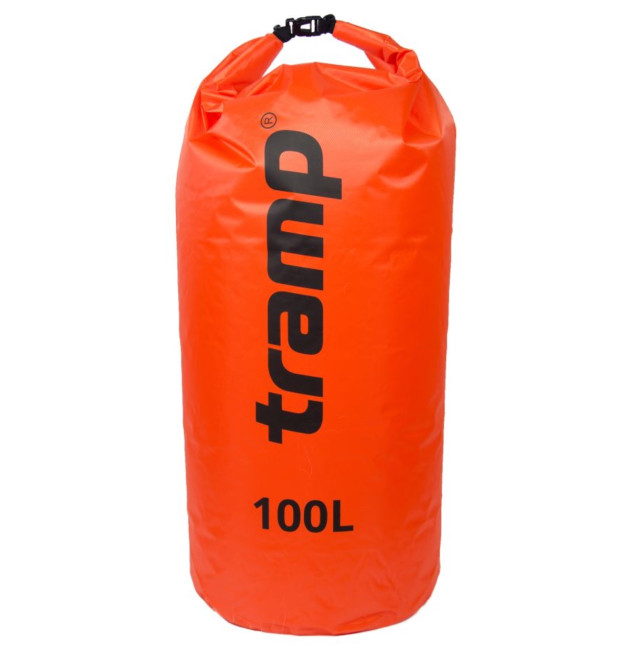 Гермомешок Tramp PVC Diamond Rip-Stop TRA-210-orange оранжевый 100 л - фото