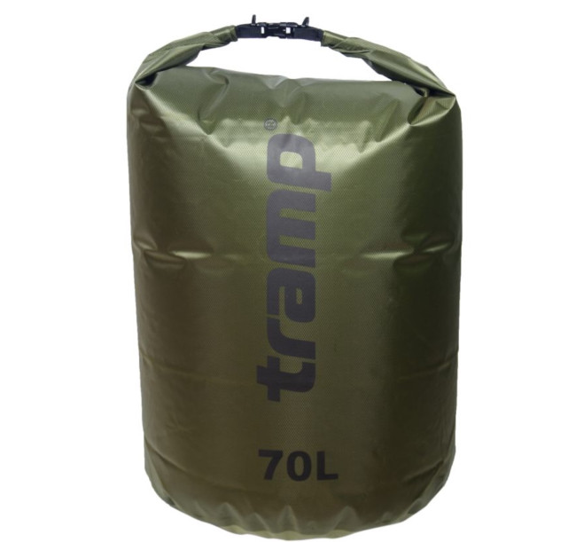 Гермомешок Tramp PVC Diamond Rip-Stop TRA-209-olive оливковый 70 л - фото