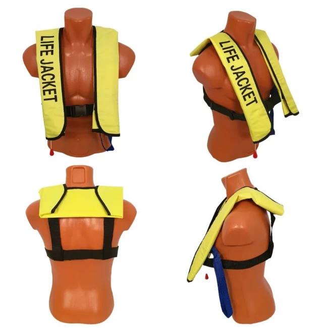 ?Жилет автоматический спасательный BAY LifeJacket желтый - фото2