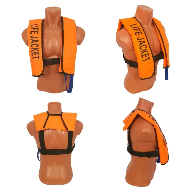 Жилет автоматический спасательный BAY LifeJacket оранжевый - фото4