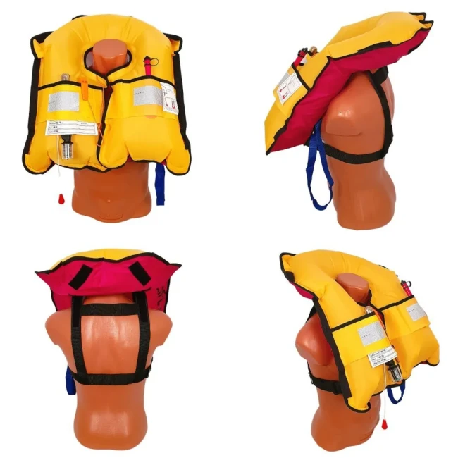 ?Жилет автоматический спасательный BAY LifeJacket желтый - фото5