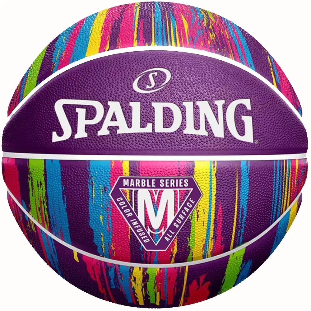 Мяч баскетбольный 7 SPALDING Marble 04 - фото