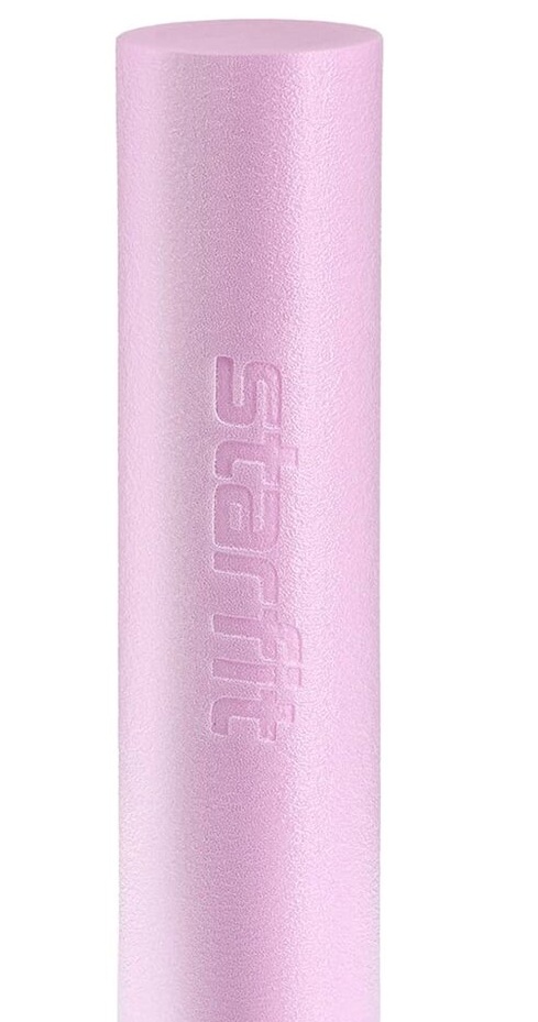 Ролик для йоги STARFIT FA-501-PI, 60 см x 15 см, розовый пастель - фото